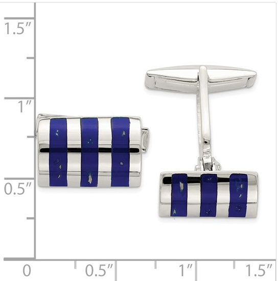 Lapis Cuff links