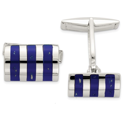 Lapis Cuff links